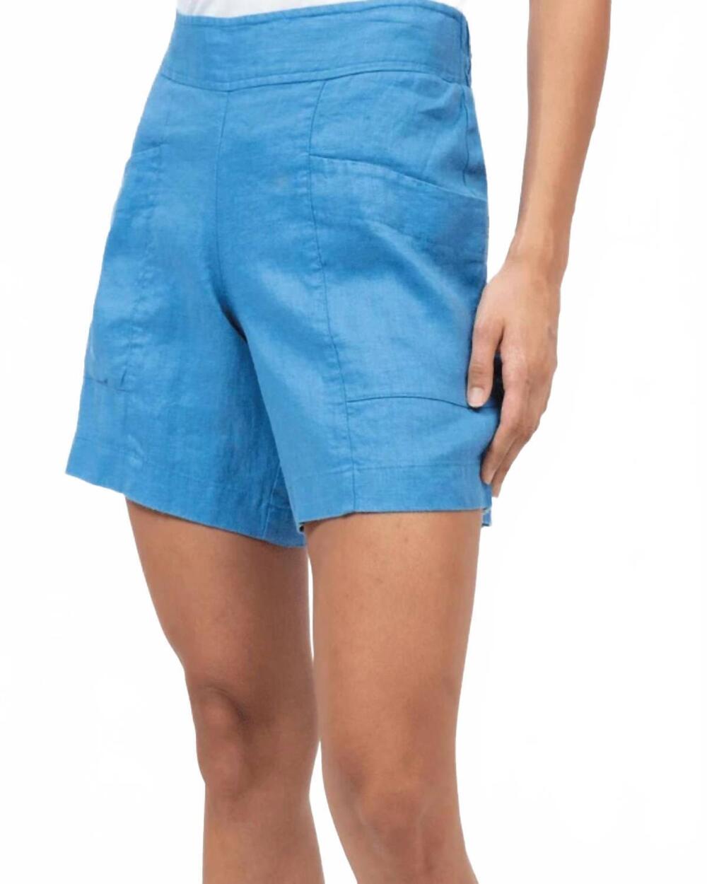 NEW IVY JANE slouch pocket short in blue